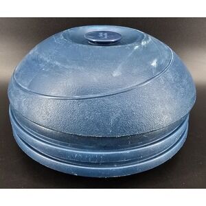 Aladdin Temp-Rite Heat On Demand Advantage Plate Bases w/ Lid Lot of 4 Blue USA